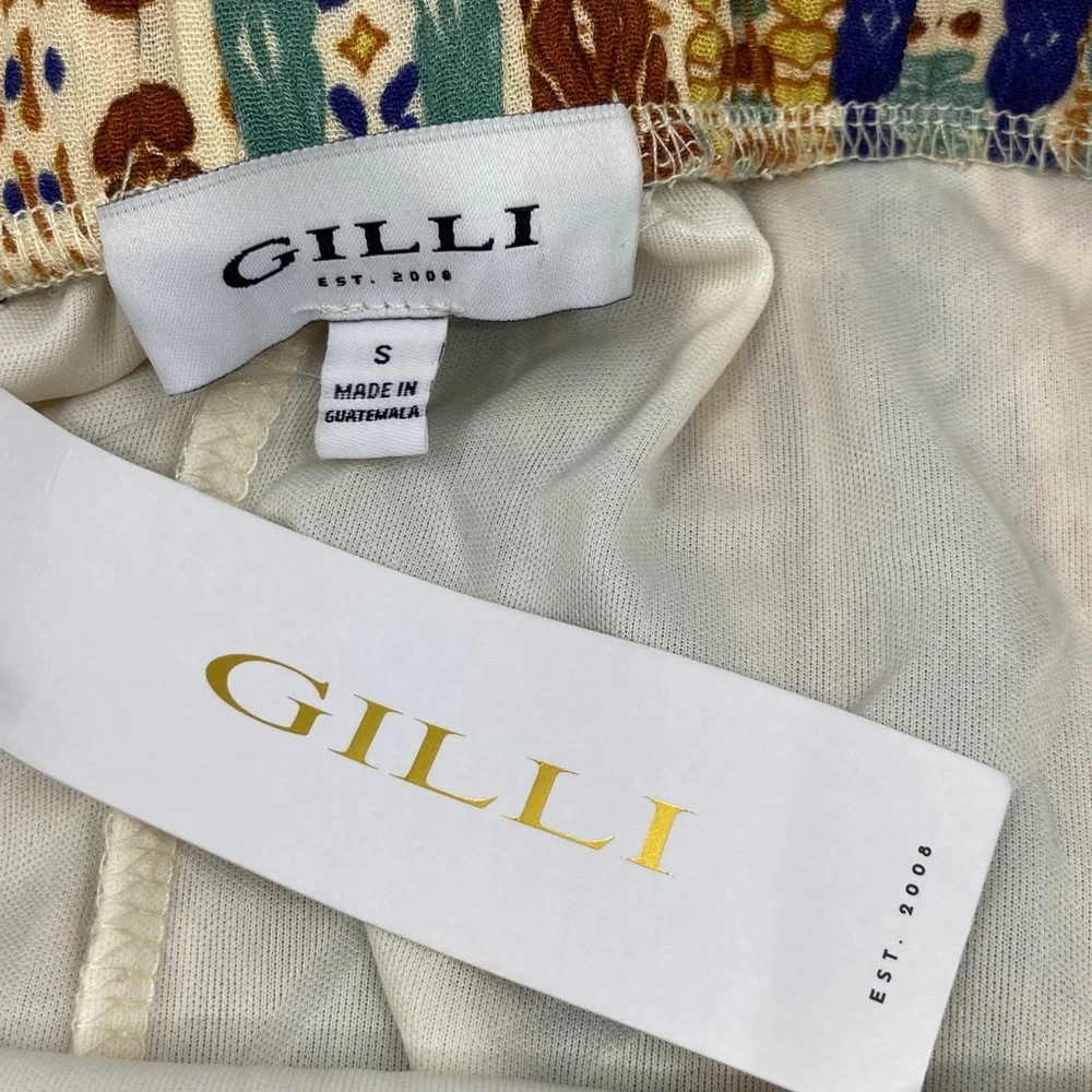 Gilli Bohemian Striped Maxi Skirt size Small